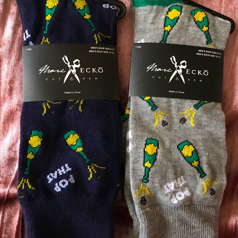 (2 for $25) NEW YEARS SOCKS